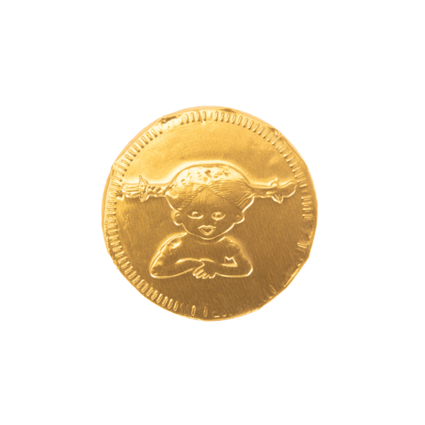 Pippis chocolate gold coin